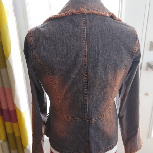 NWOT Amazing unique Chagall Jean jacket - Picture 3 of 10